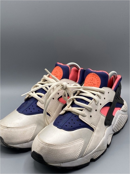 Nike Other - Nike Air Huarache Run White-Hot Lava-Blue Legend White